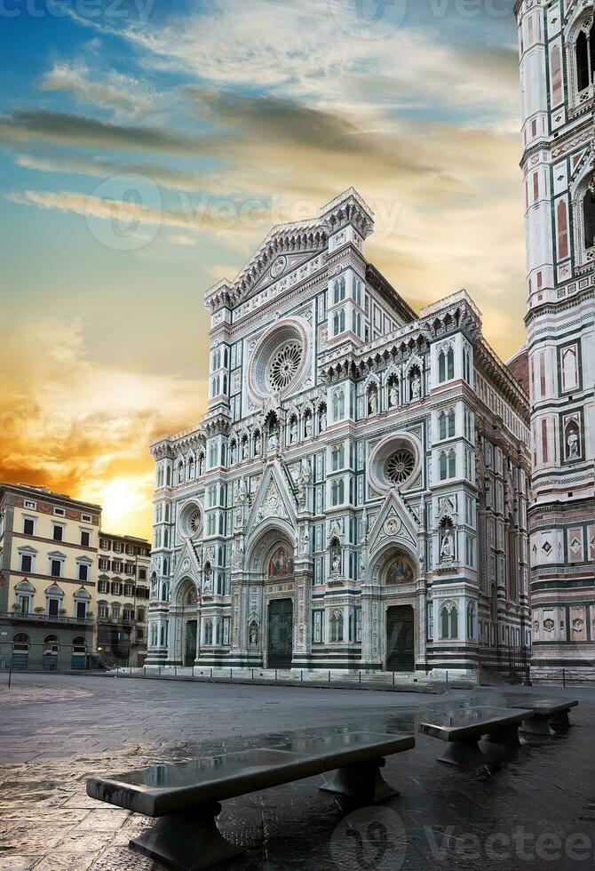 Facade of famous basilica photo