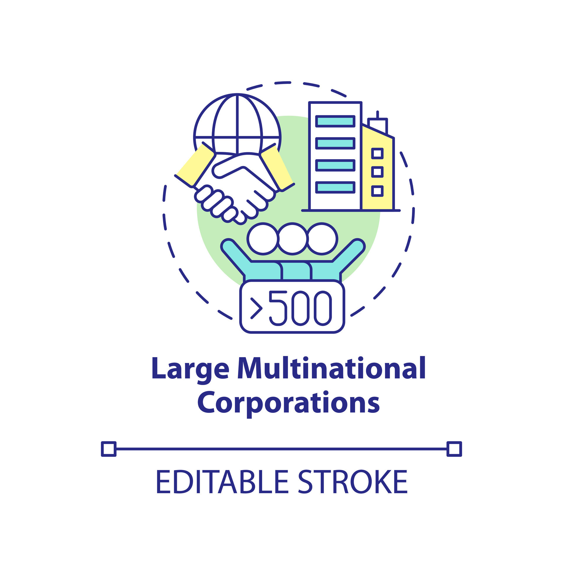 Large Multinational Corporations Concept Icon Companies In Private large-multinational-corporations-concept-icon-companies-in-private