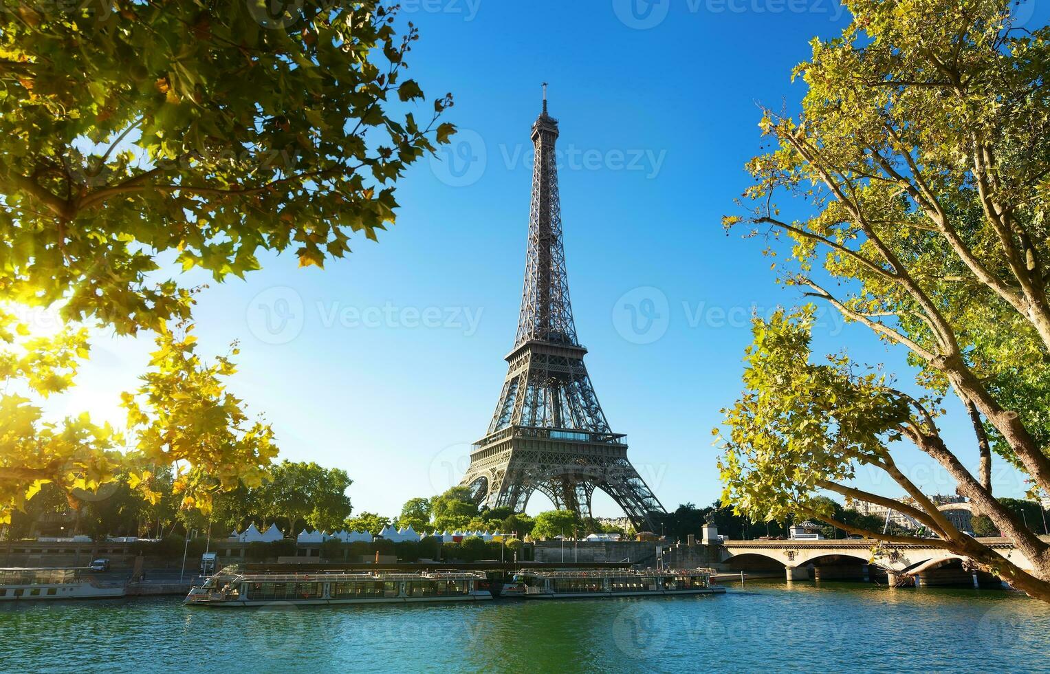 jábega en París en el noche foto