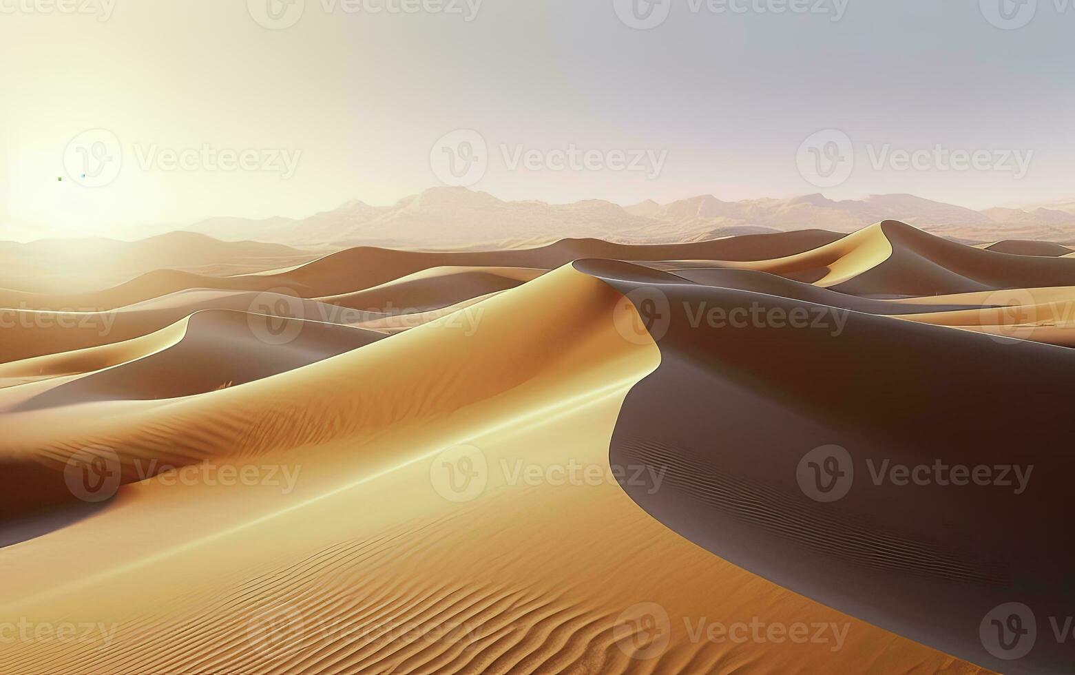 dunas de arena en el desierto foto