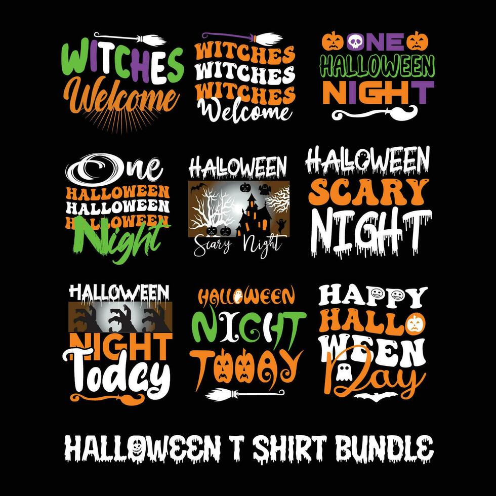 Halloween quote new t shirt design for t-shirt, cards, frame artwork, bags, mugs, stickers, tumblers, phone cases, print etc. vector