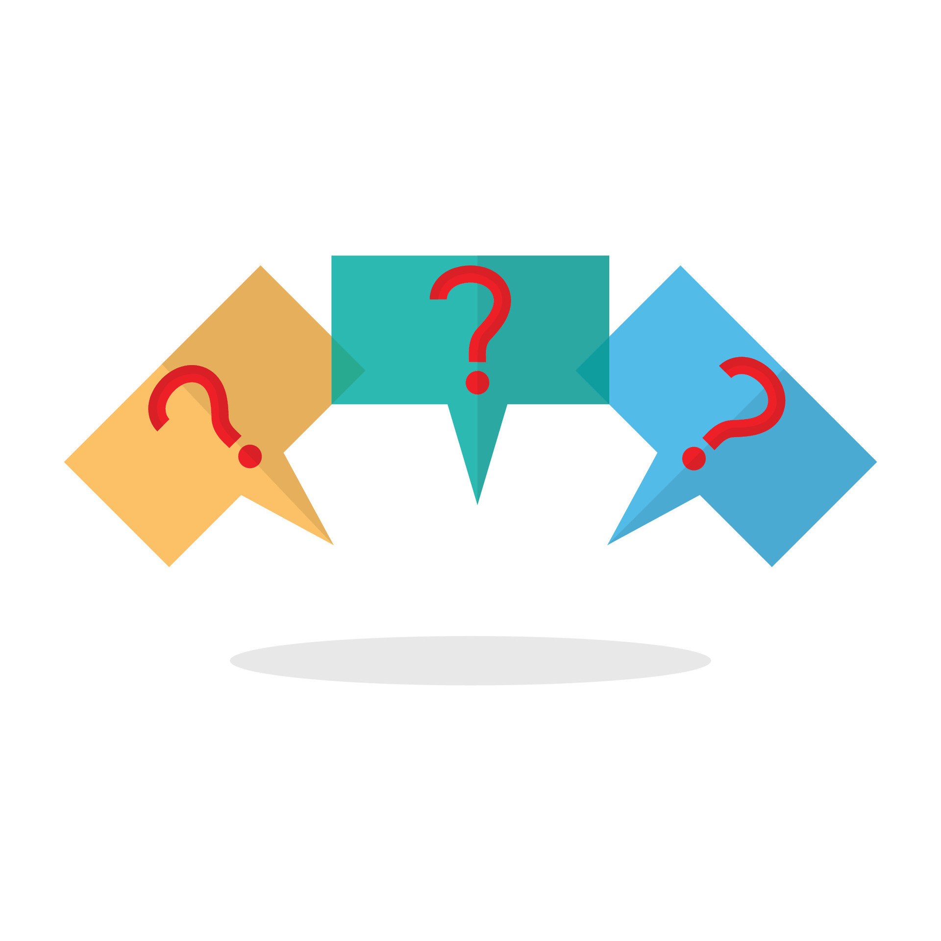 Vector colourful message box with question mark. 26296988 Vector Art at