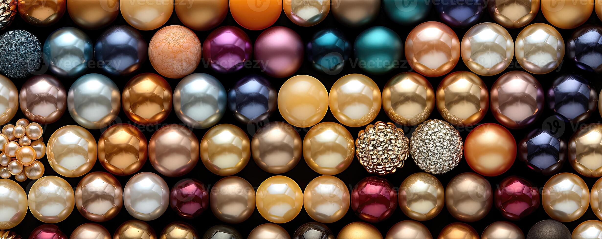 Multicolored beads background photo