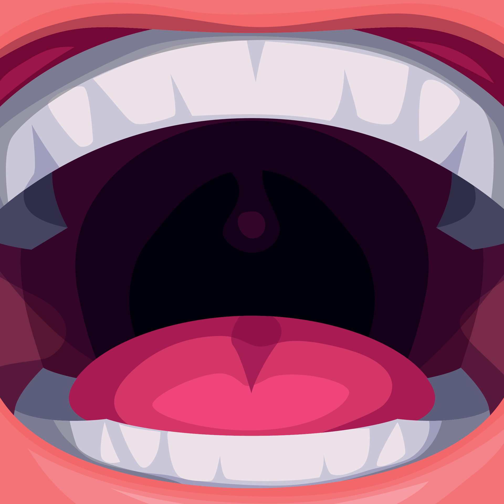 healthy cartoon open human mouth close view 26297393 Vector Art at Vecteezy