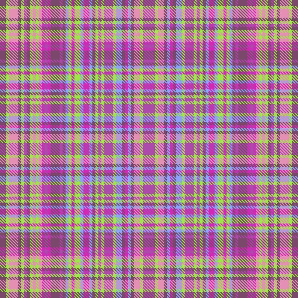 Tartan pattern check of fabric seamless textile with a plaid vector texture background.