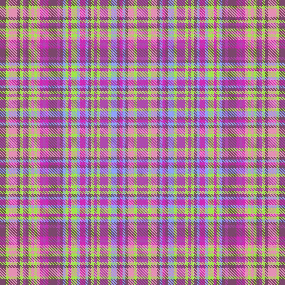 Tartan pattern check of fabric seamless textile with a plaid vector texture background.