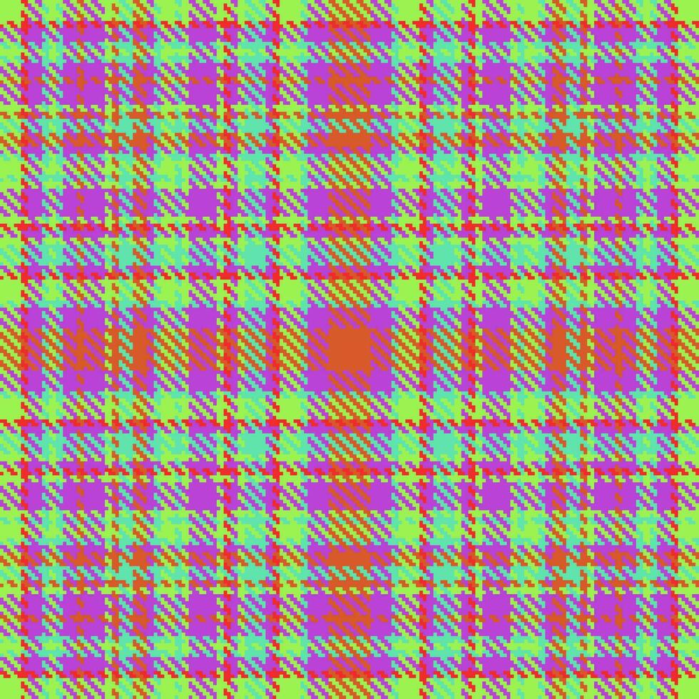 Textile vector background of seamless plaid fabric with a texture tartan pattern check.