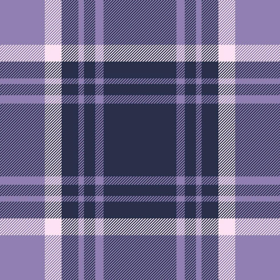 Check textile tartan of texture fabric background with a vector plaid seamless pattern.