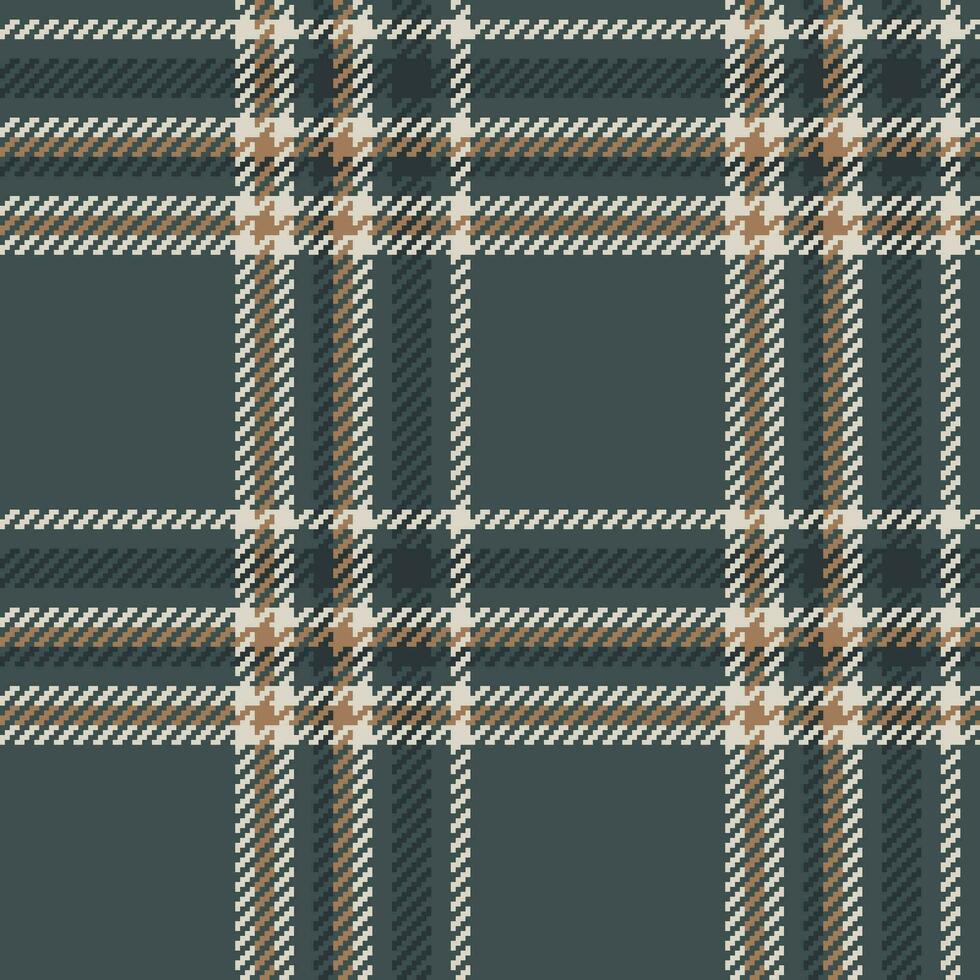 Background texture vector of textile seamless tartan with a pattern check plaid fabric.