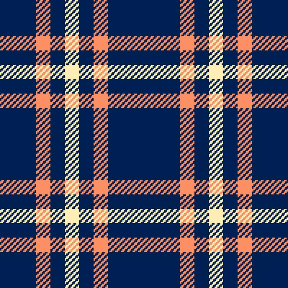 Texture plaid check of pattern background seamless with a textile fabric tartan vector. vector