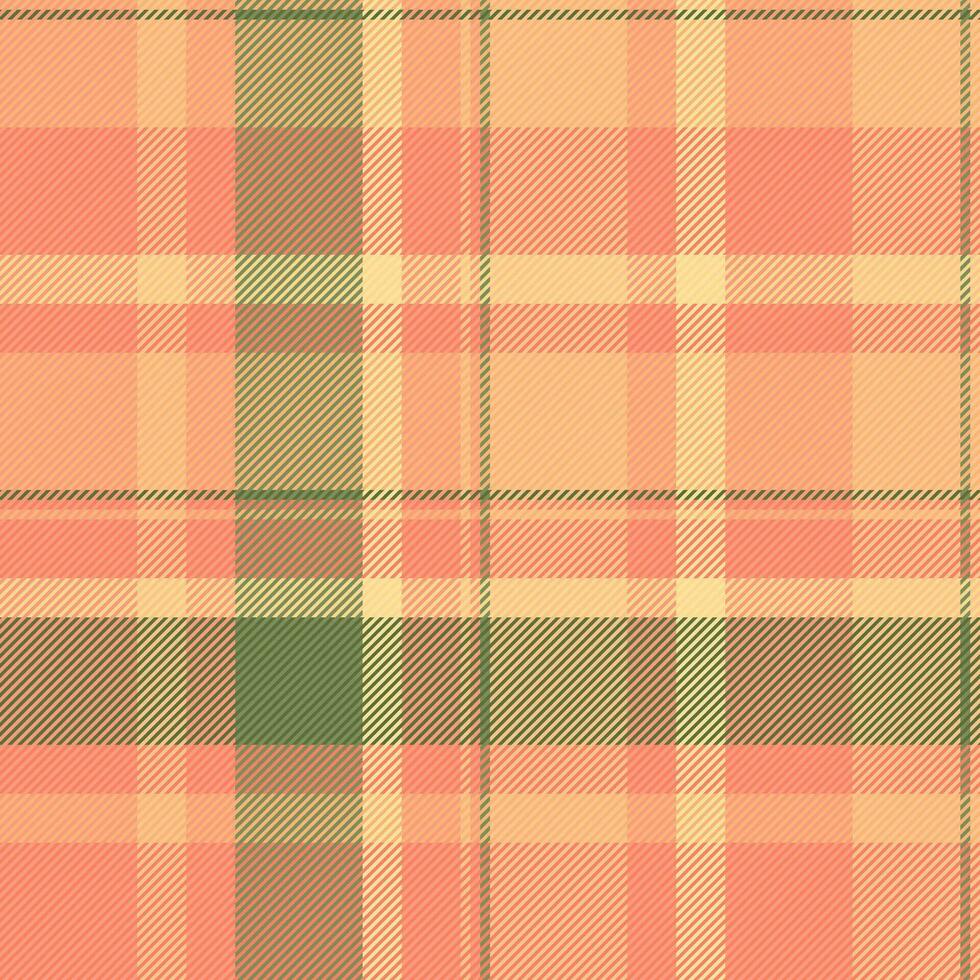 Seamless fabric background of tartan pattern vector with a textile plaid texture check.