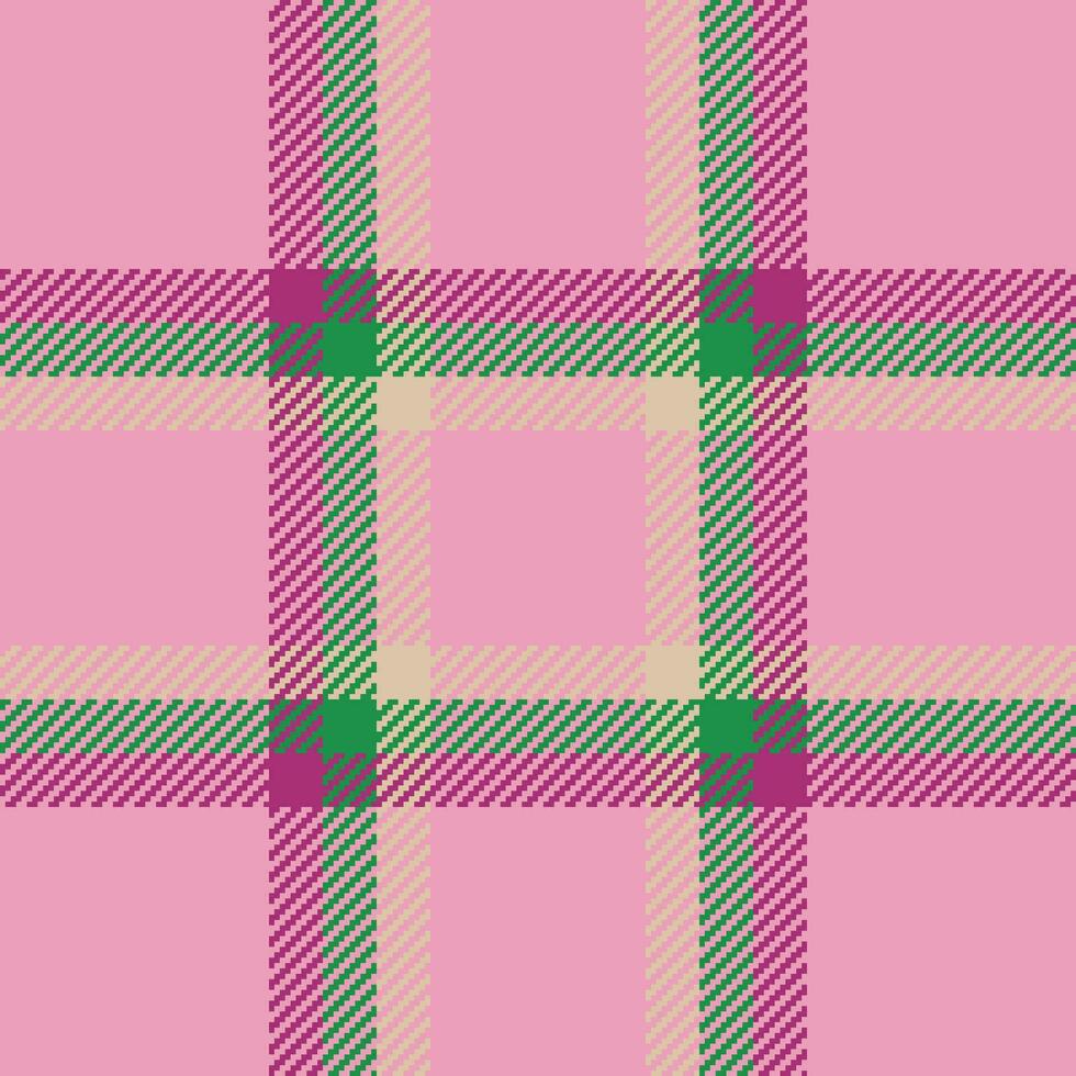 Pattern seamless check of background tartan fabric with a plaid texture vector textile.