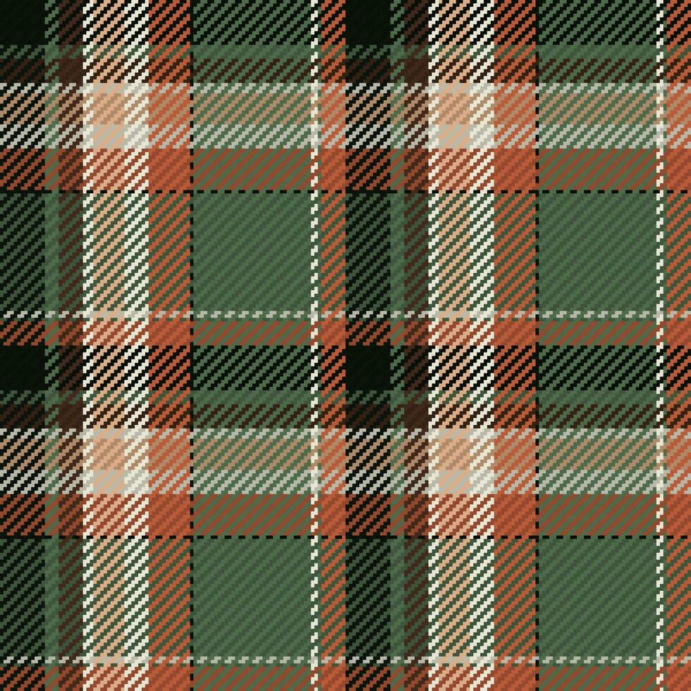 Seamless pattern of scottish tartan plaid. Repeatable background with check fabric texture. Vector backdrop striped textile print.