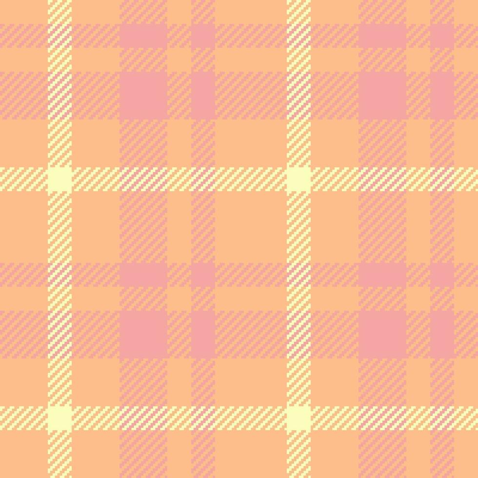 Pattern check plaid of tartan vector textile with a seamless texture background fabric.