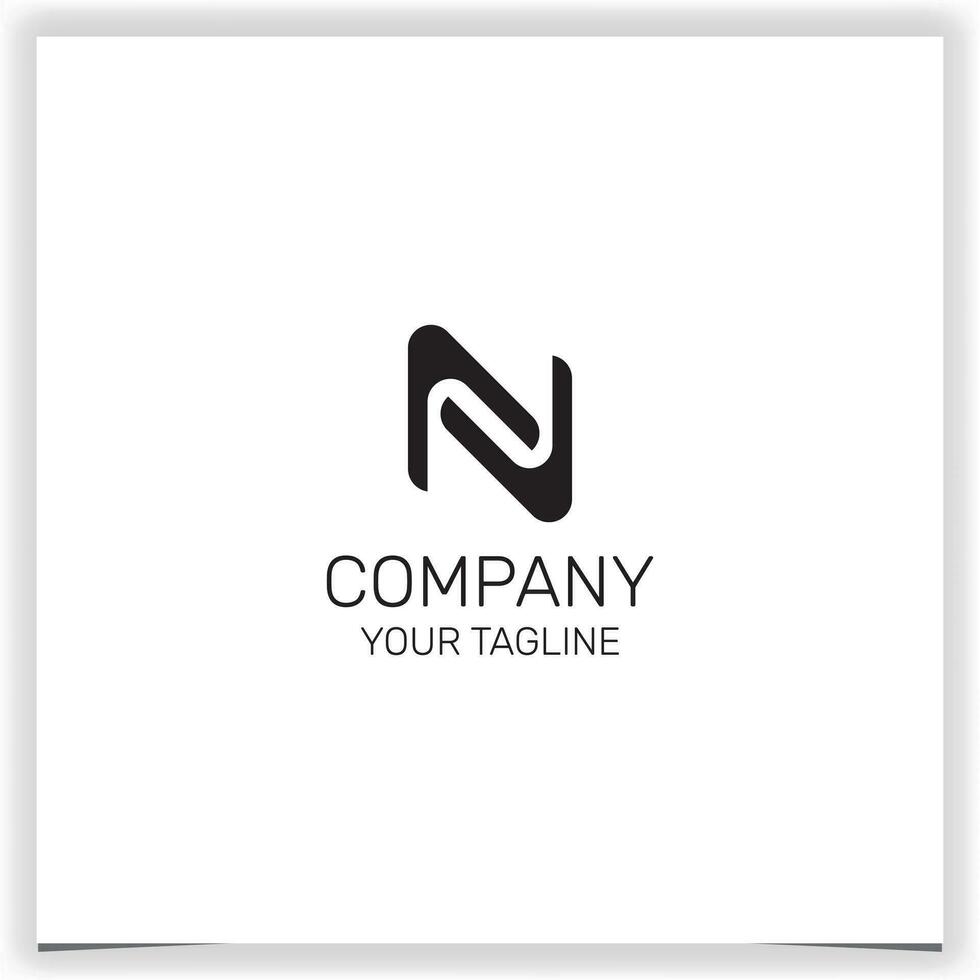letter n logo premium elegant template vector eps 10
