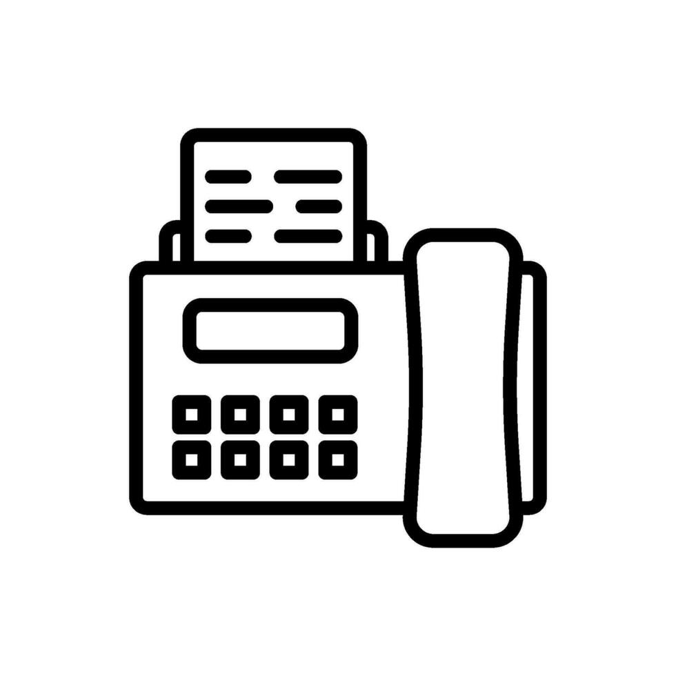 communication fax sign symbol vector