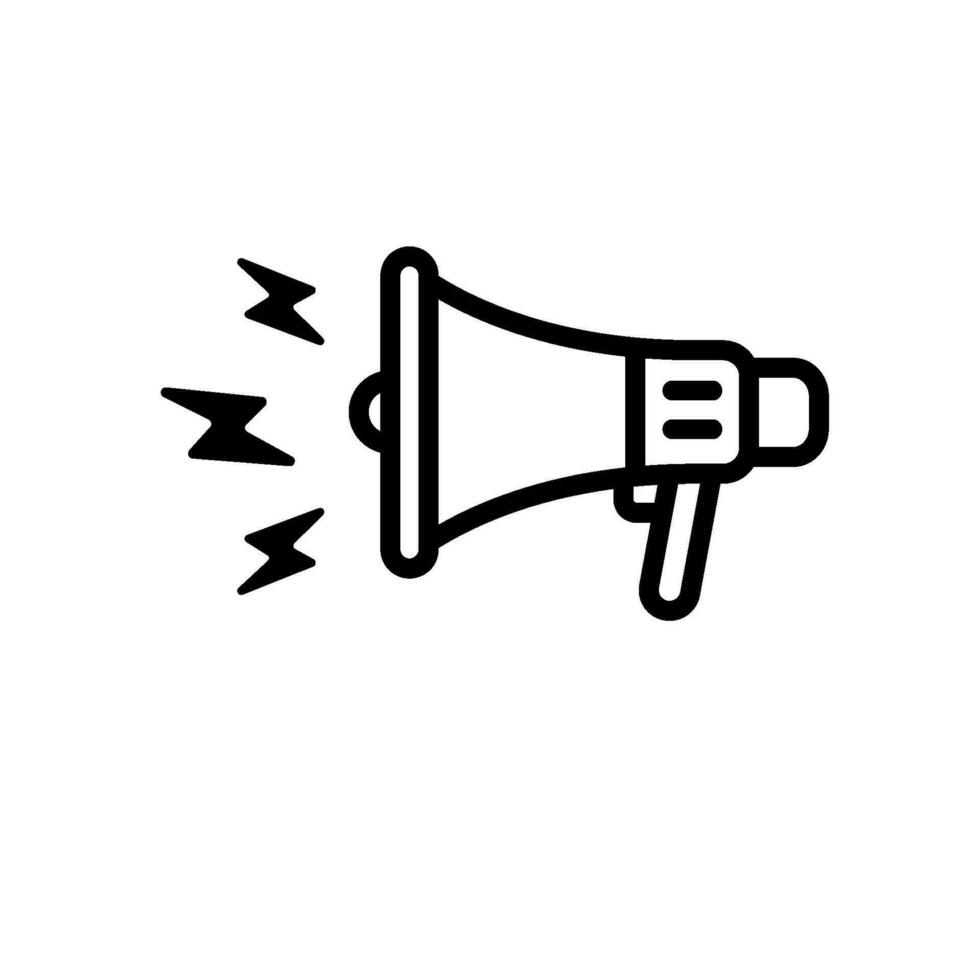 communication megaphone sign symbol vector