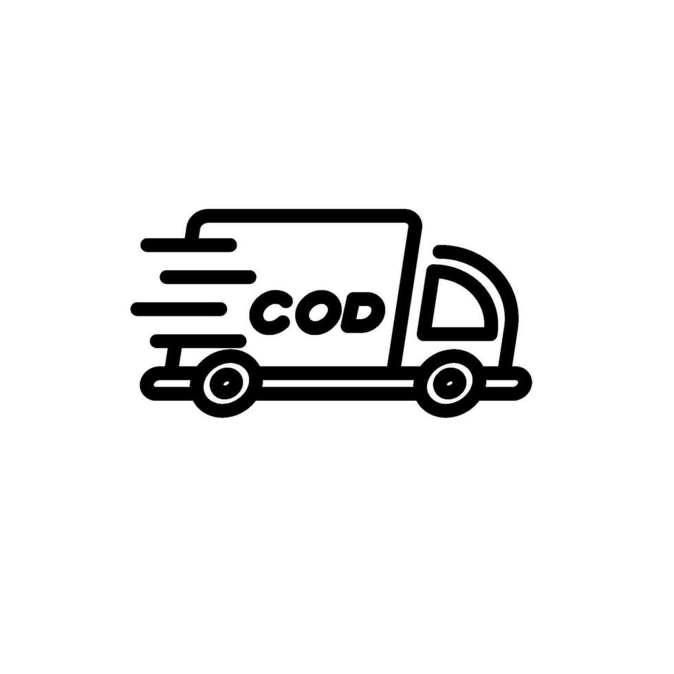 transportation delivery sign symbol vector