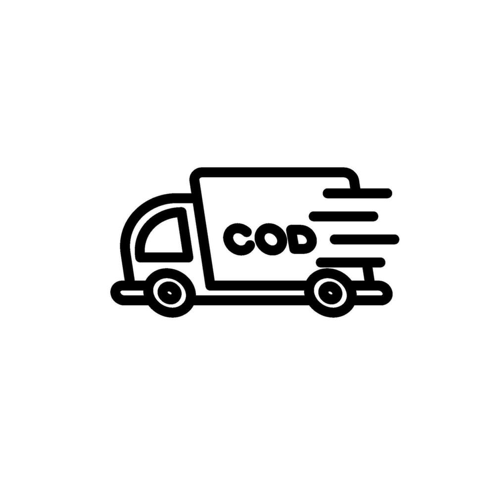 transportation delivery sign symbol vector