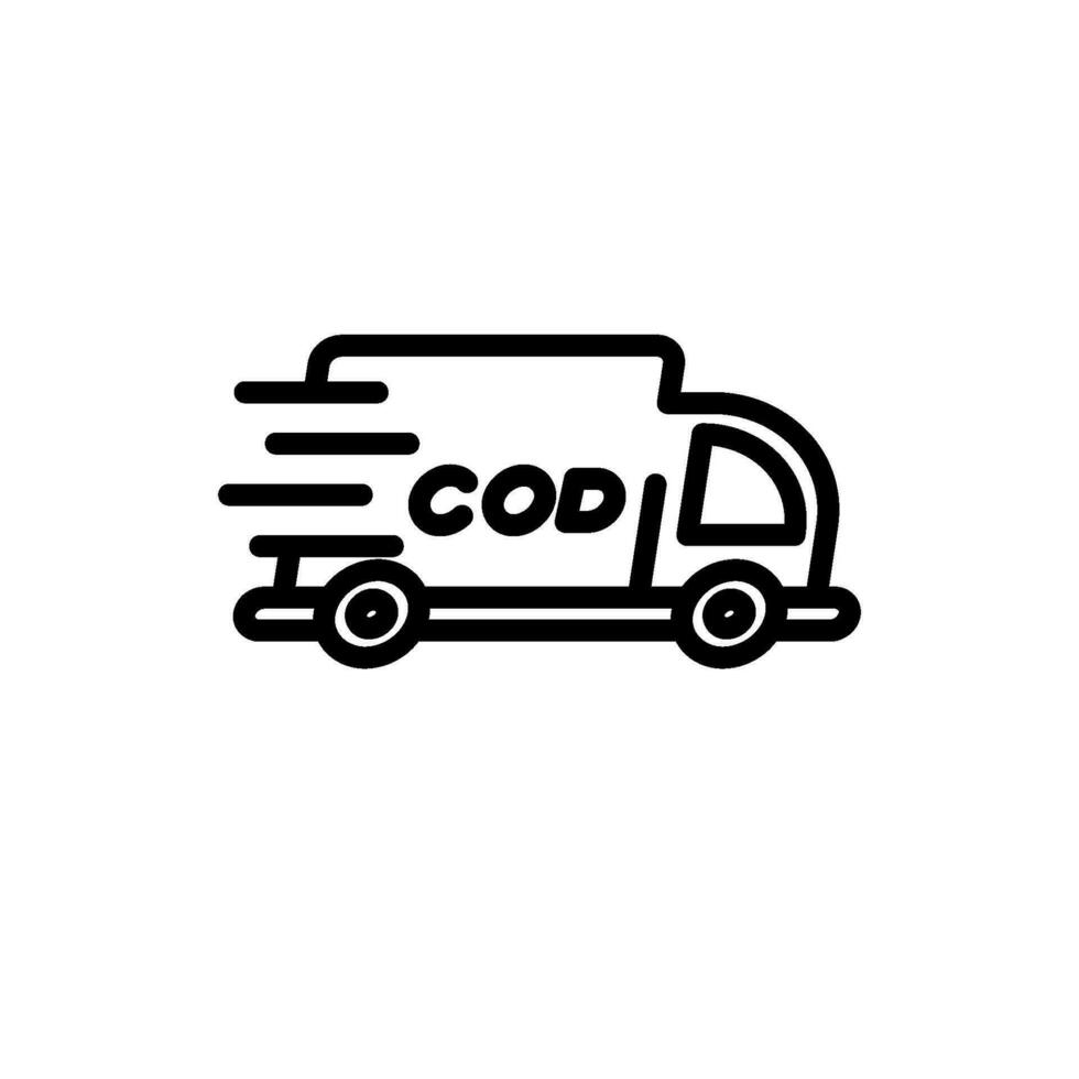 transportation delivery sign symbol vector