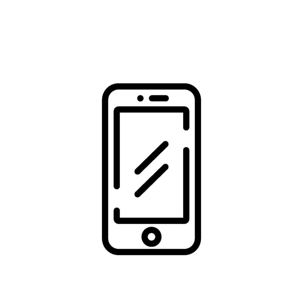 mobile phone sign symbol vector icon