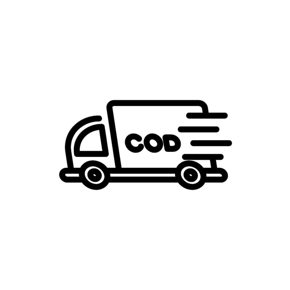 transportation delivery sign symbol vector