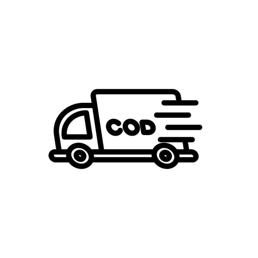 transportation delivery sign symbol vector