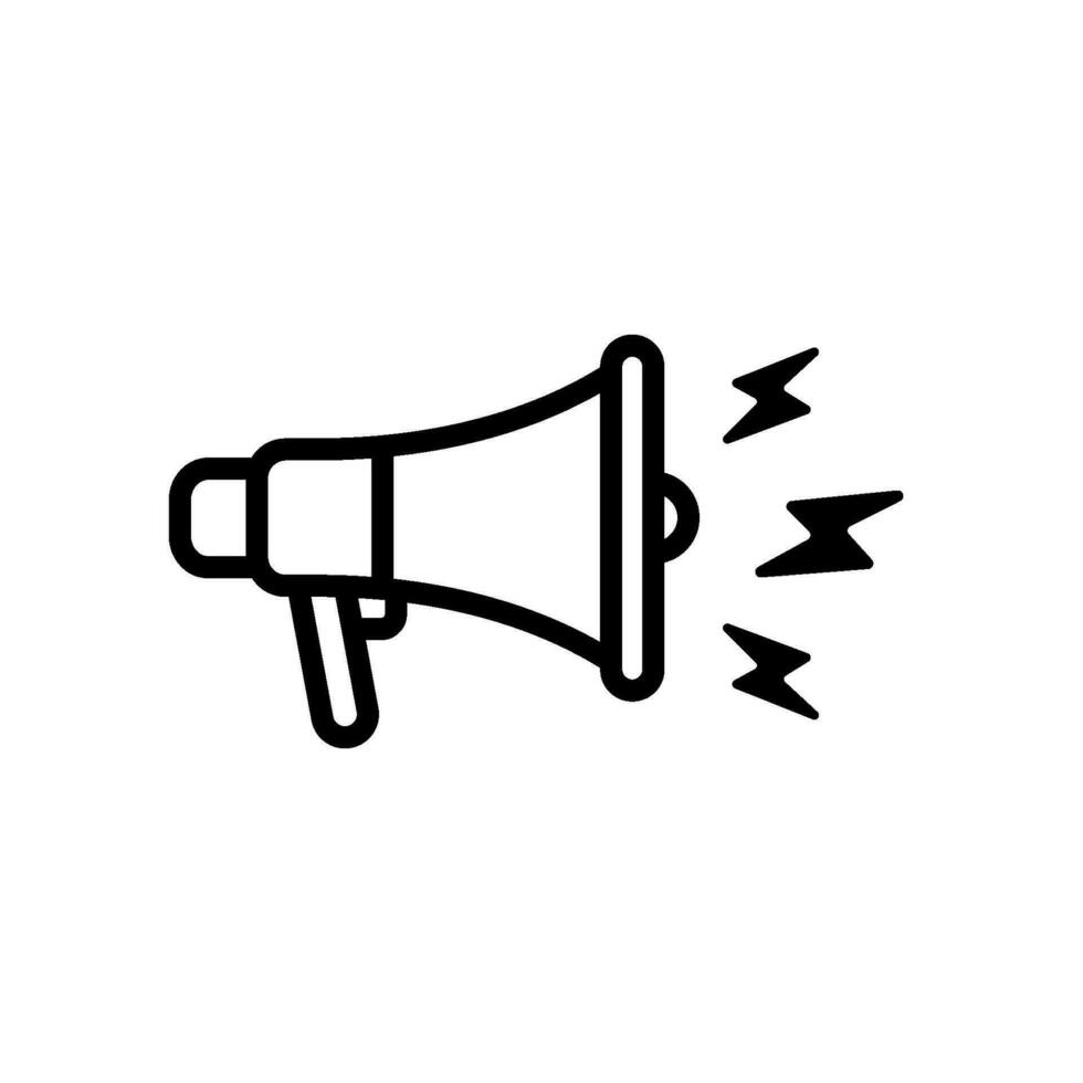 communication megaphone sign symbol vector