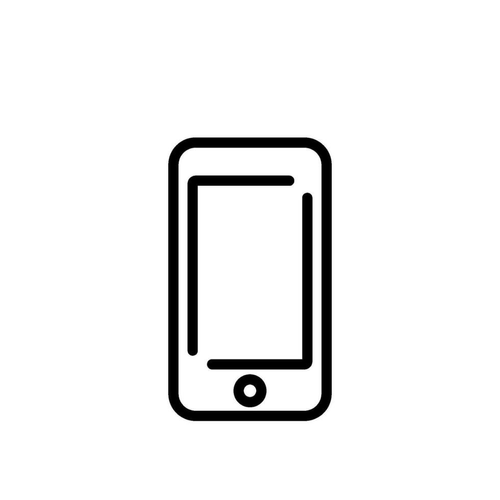 mobile phone sign symbol vector icon