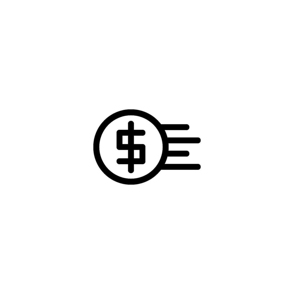 economía dinero transferir firmar símbolo vector