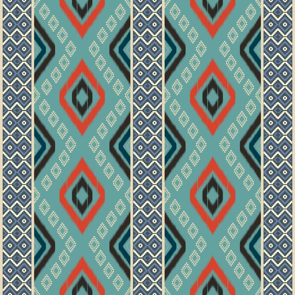 geométrico étnico modelo. navajo, occidental, americano, africano, azteca motivo, flora a rayas . diseño para moda, papel pintado, ropa, envoltura, batik, tela, azulejo, hogar dector y huellas dactilares. vector ilustración