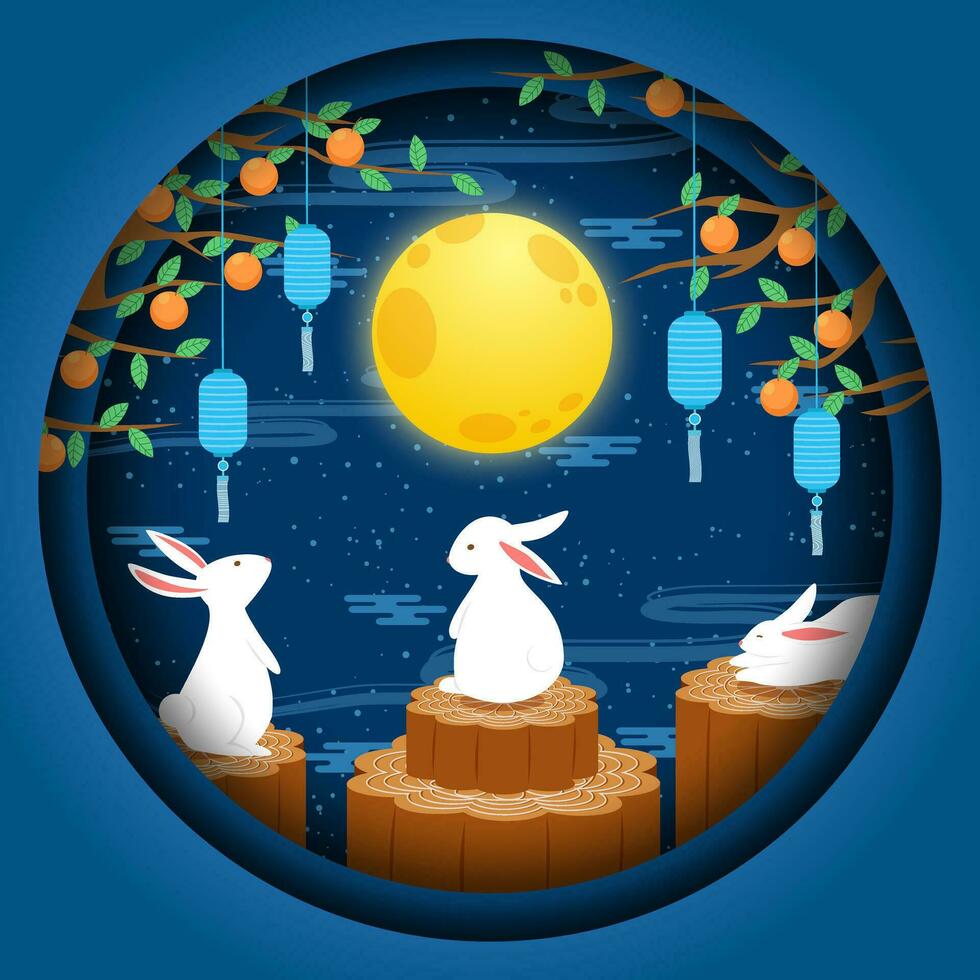 Happy Chuseok Day Background vector