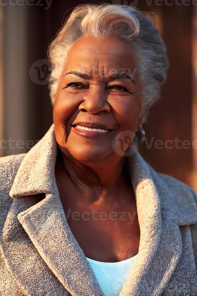 middle aged older lady woman people, generative AI photo