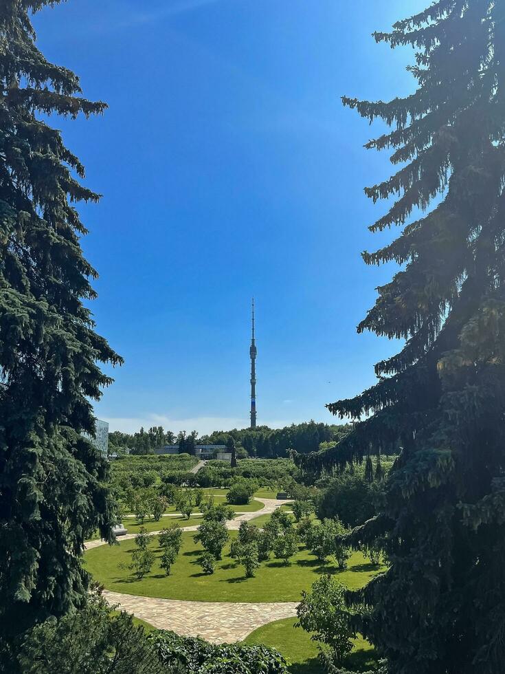 Moscú - junio 20 , 2023 ostankino torre foto