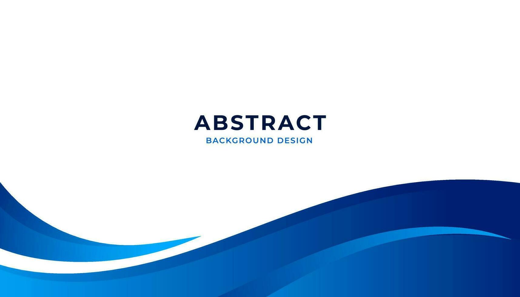 Abstract blue wavy business style background. Vector illustration