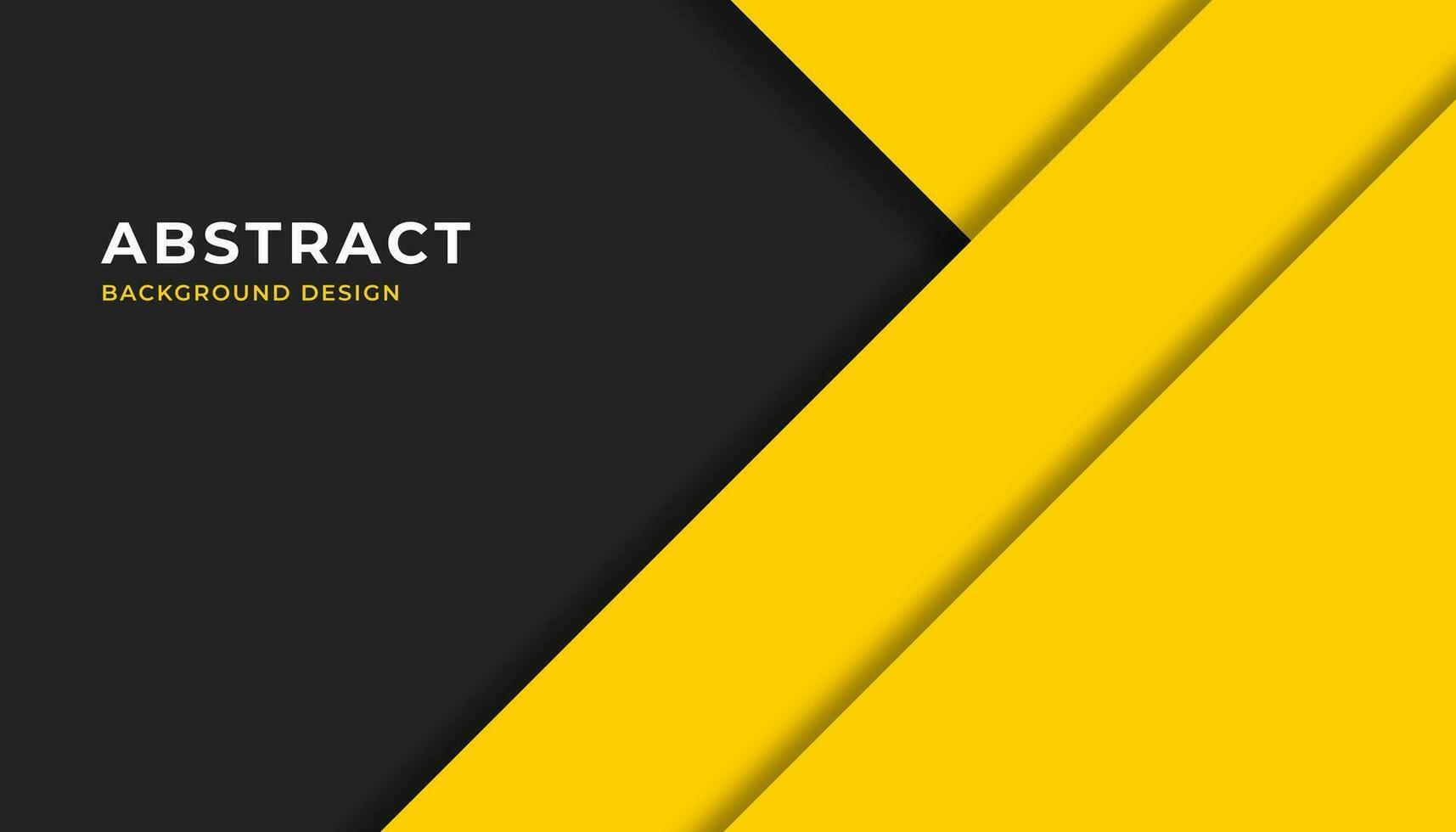 Abstract yellow background with paper layer shape. Eps10 vector