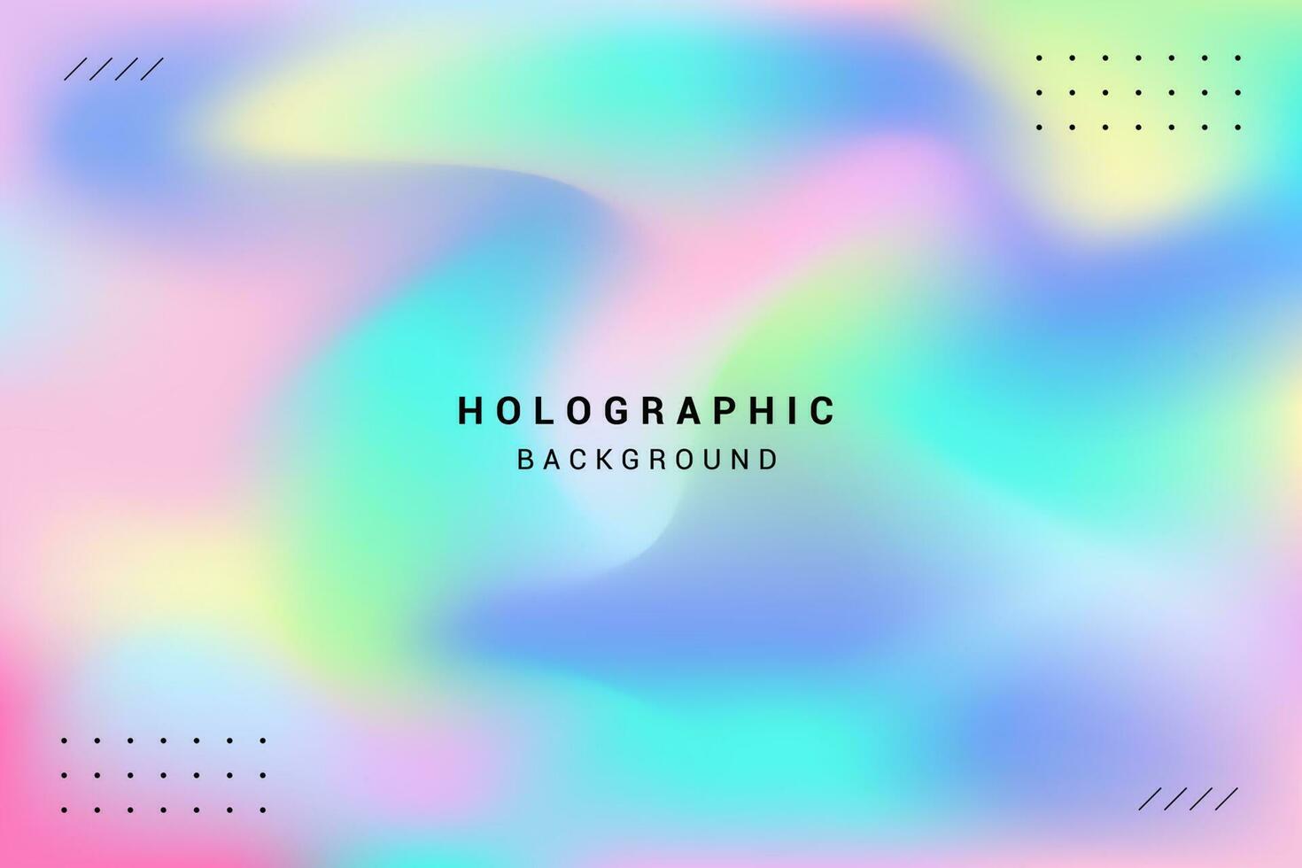 Colorful holographic abstract background. Eps 10 vector