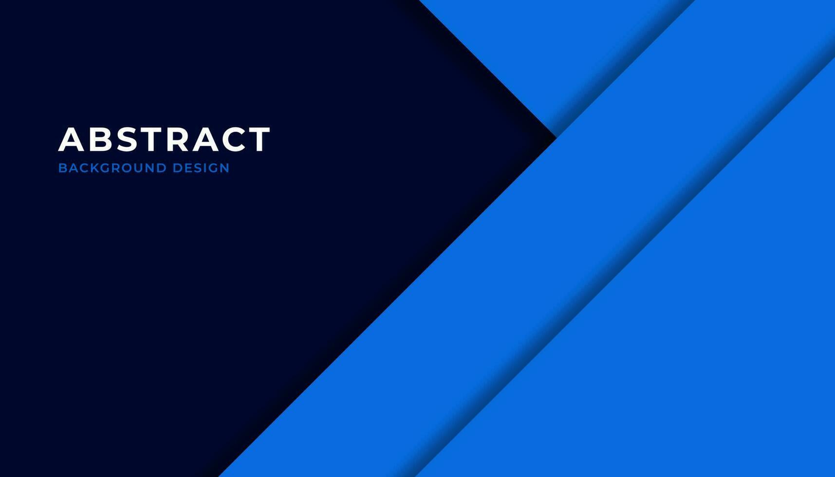 Abstract blue background with paper layer shape. Vector illustration