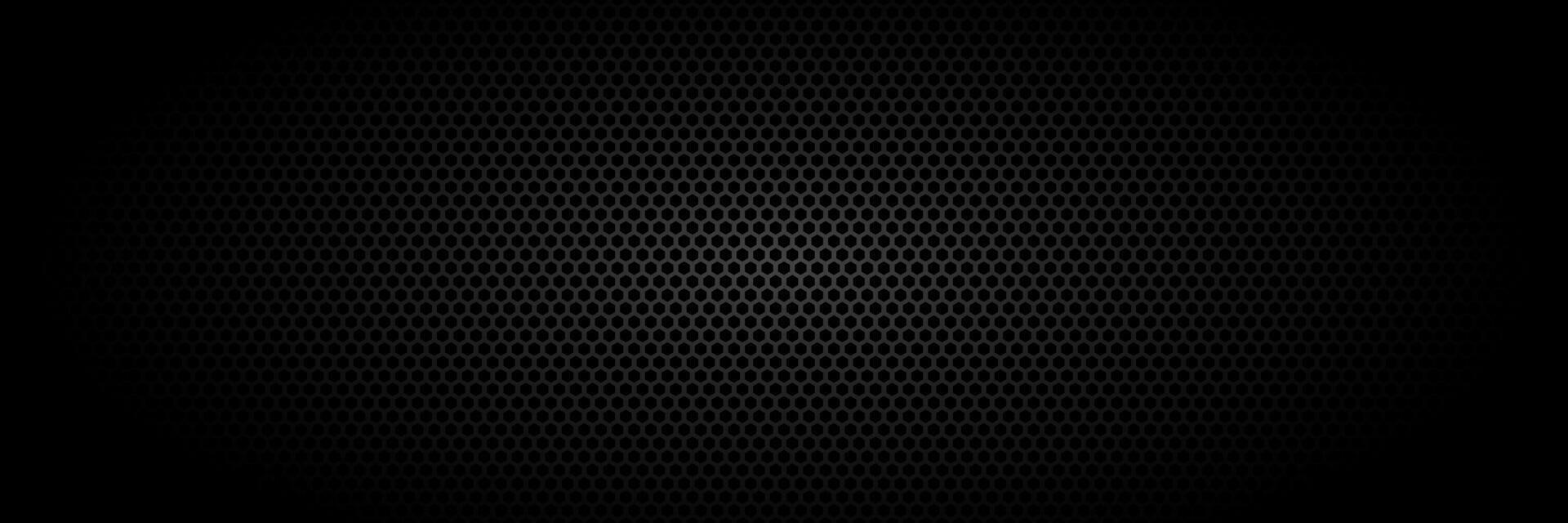 Abstract black background with Metallic texture pattern. Vector