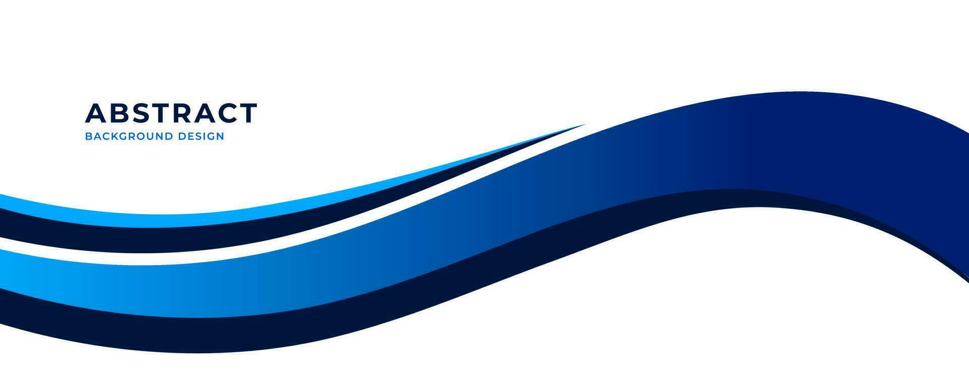 Abstract blue wavy business background. Eps10 Vector