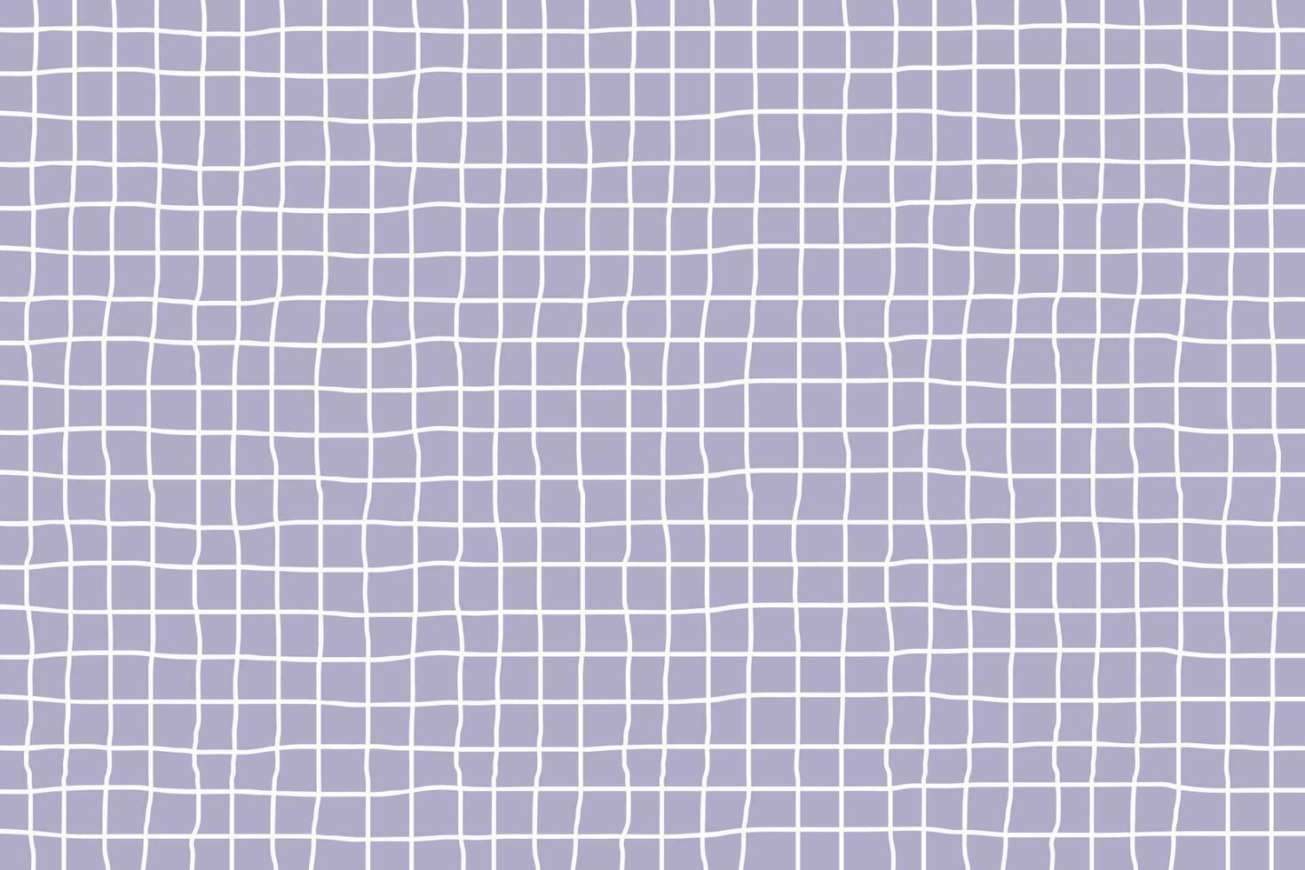 Hand drawn grid pattern background on a purple background with pastel colors. Vector illustration