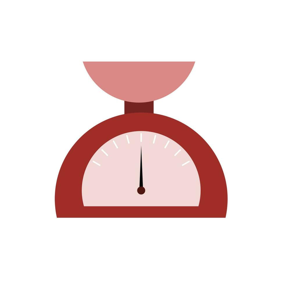 Weighing machine illustration vector