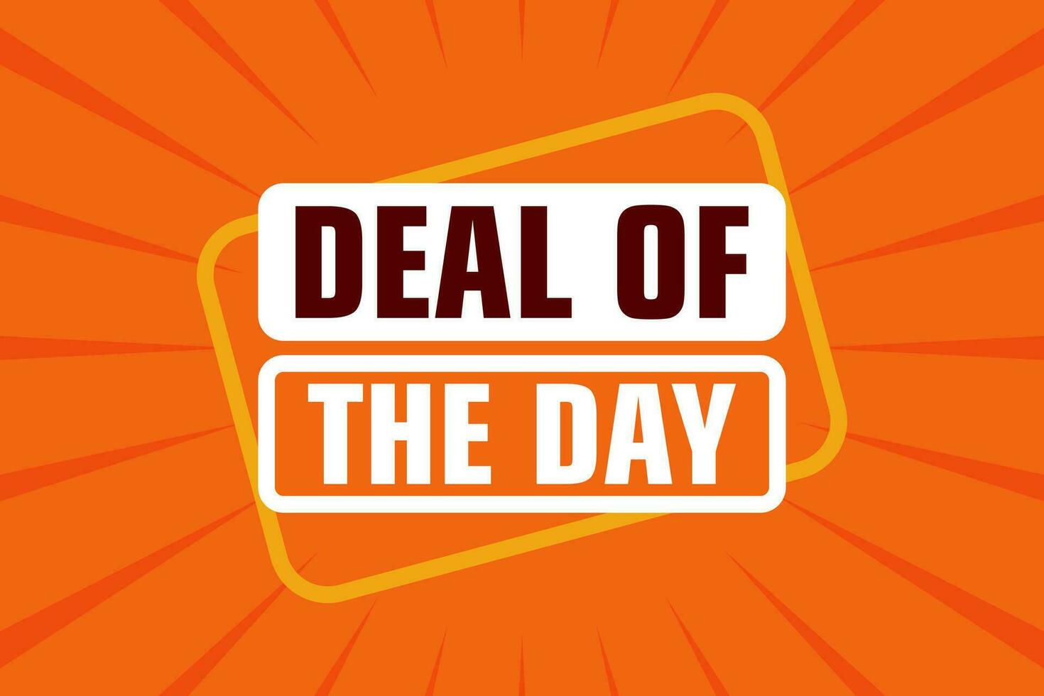 Deal of the day labels banners design. Festive template can be used for
