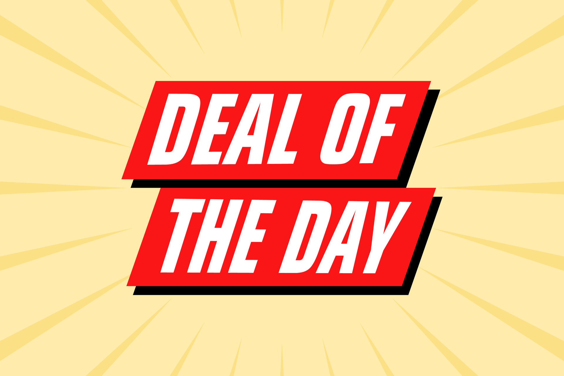 Deal of the day labels banners design. Festive template can be used for