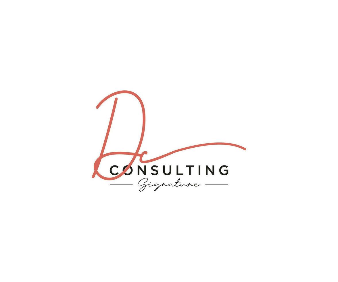 Initial DC signature logo collection template vector. Hand drawn Calligraphy lettering Vector illustration.