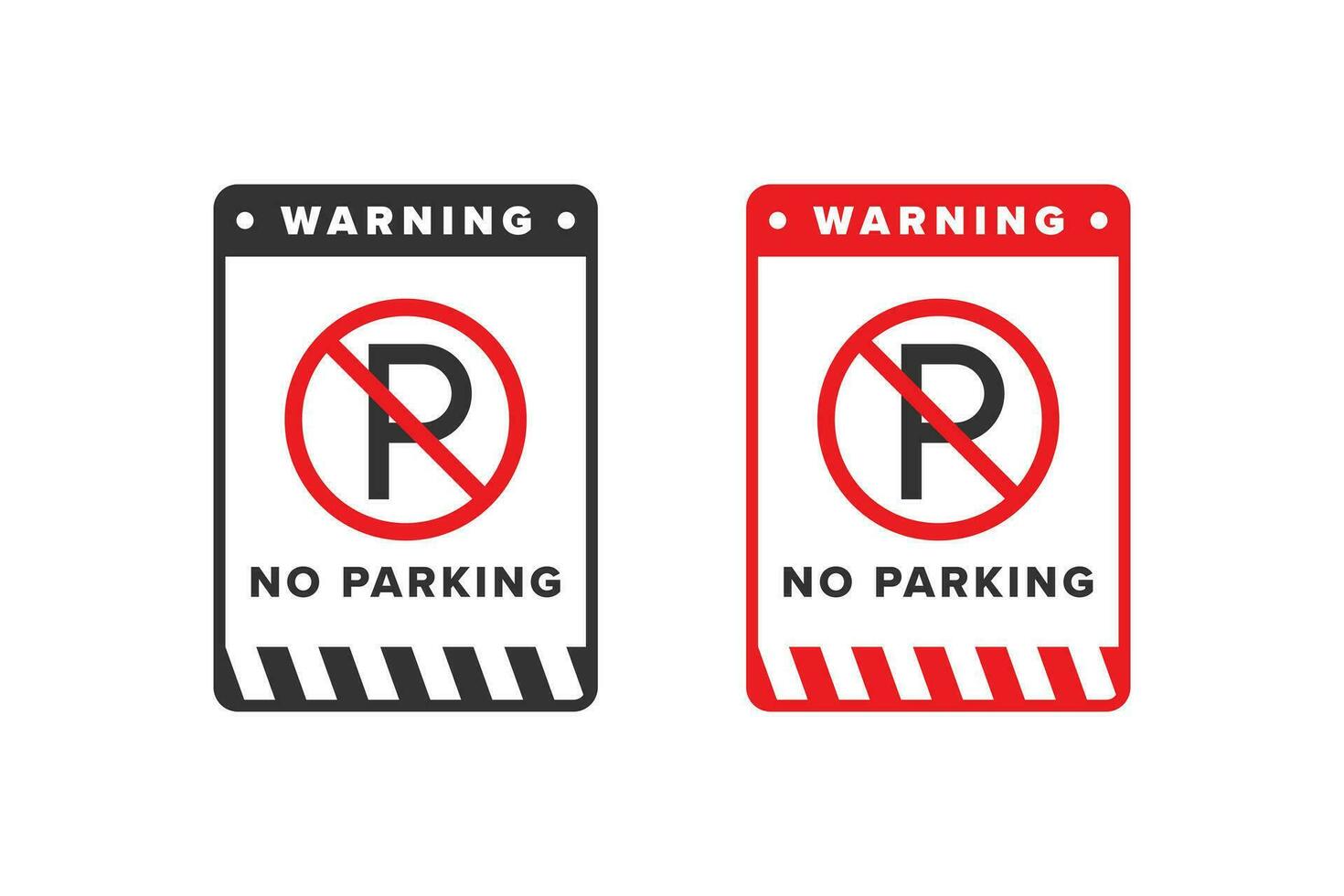 No parking icon vector