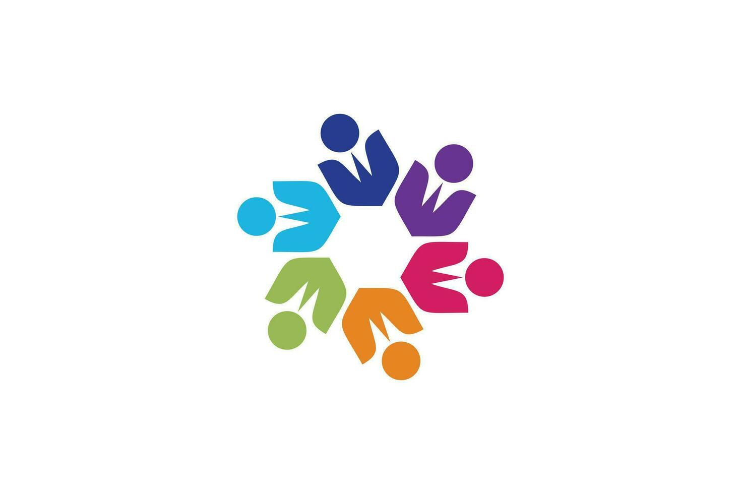 Community logo vector with modern and creative concept