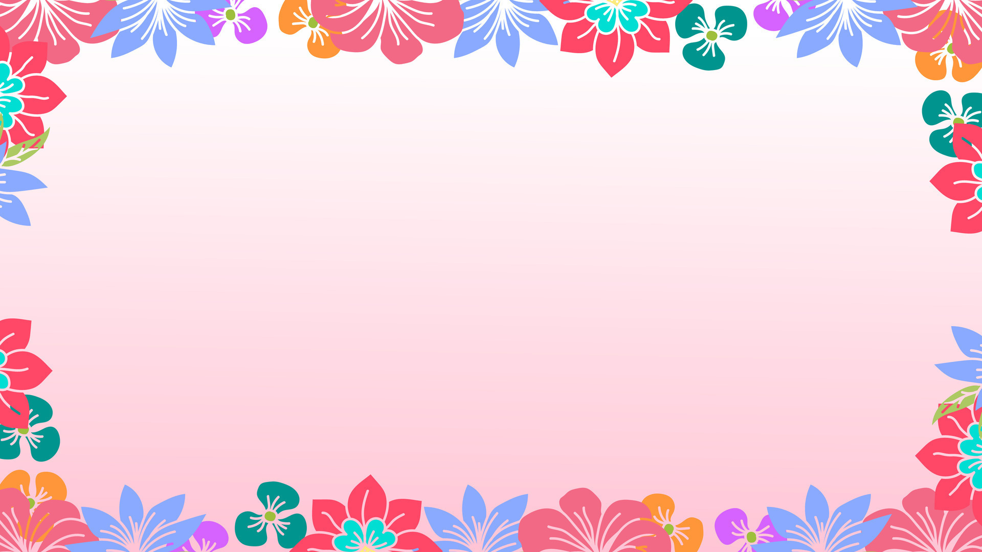 Modern colorful flower background vector design. flower frame design
