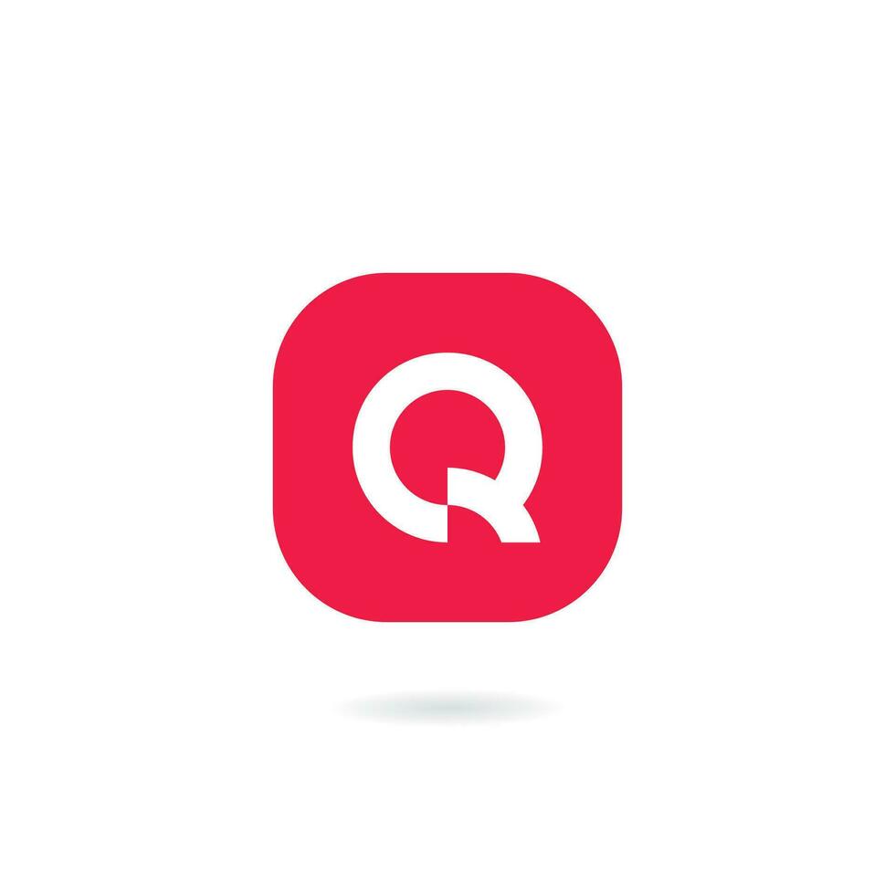 letra q logo diseño modelo elementos vector