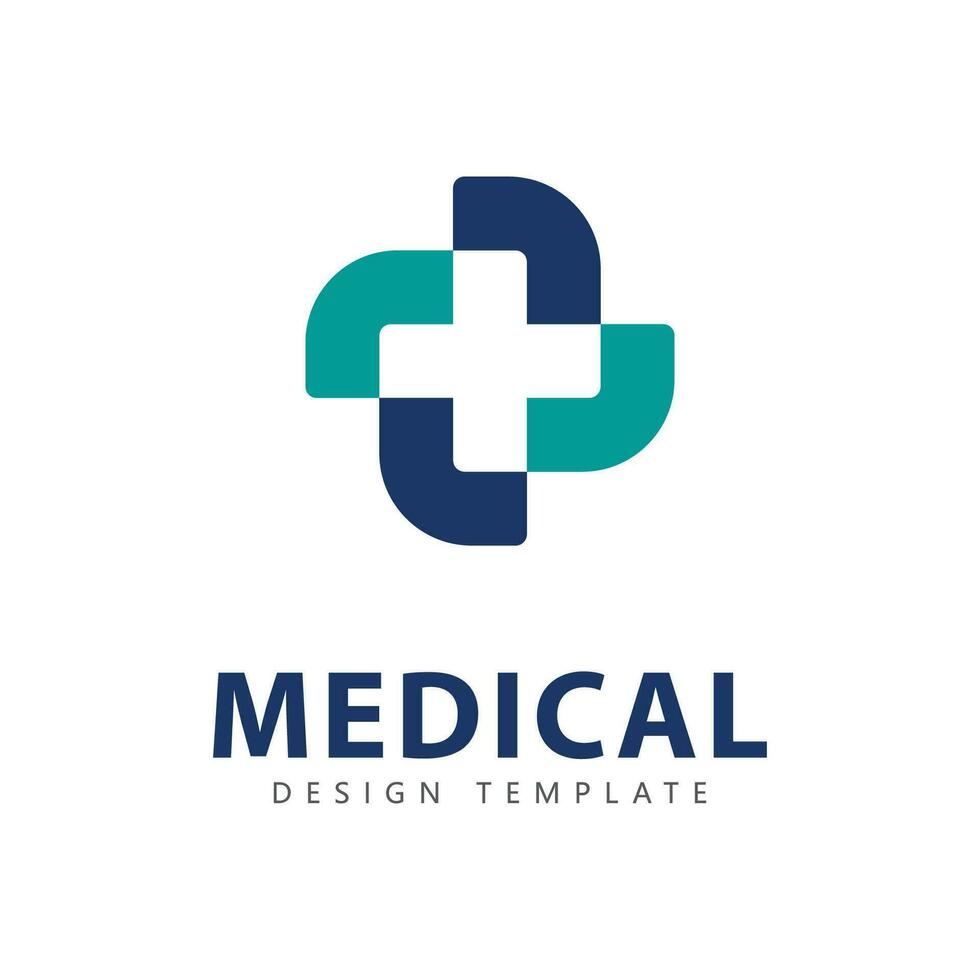 médico logo icono diseño modelo elementos vector